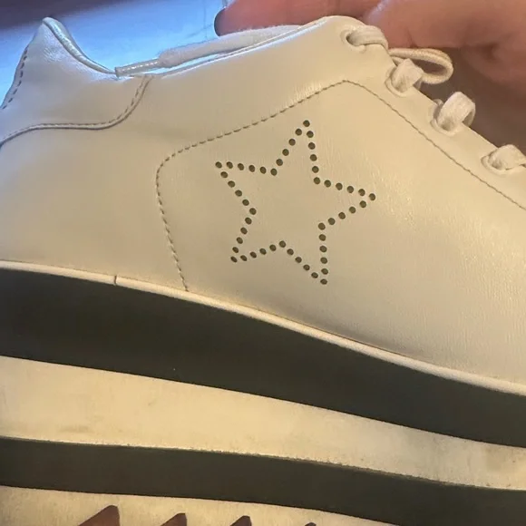 Stella McCartney White Star Sneakers - Picture 12 of 14